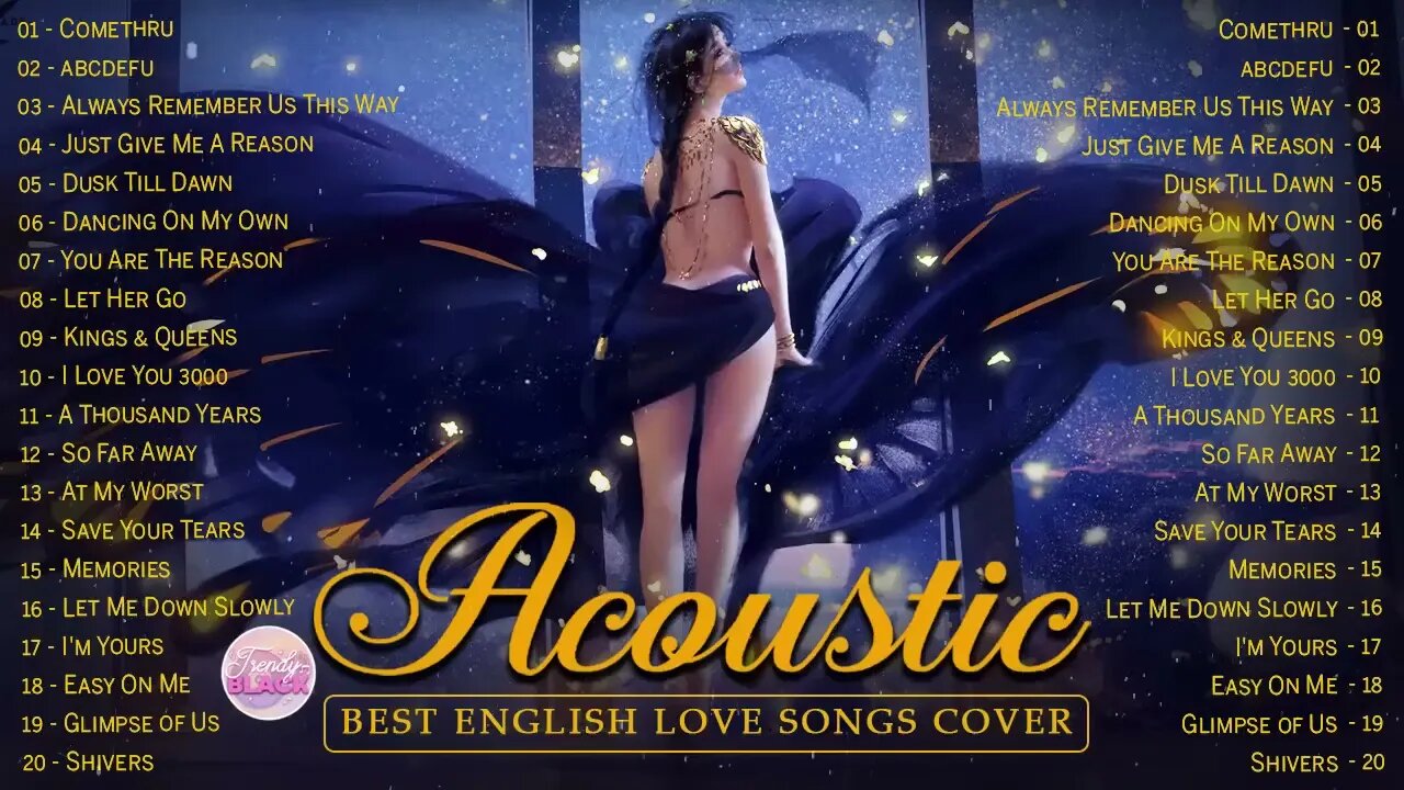 Beautiful English Acoustic Love Songs Cover Playlist 2023 ❤️ Soft Acoustic Cover Popular Love Songs