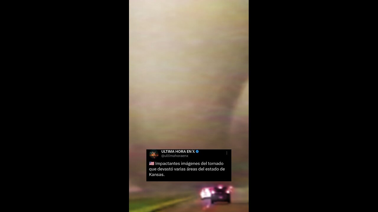 🇺🇸 Impactantes imágenes del tornado que devastó varias áreas del estado de Kansas. (Timelapse)