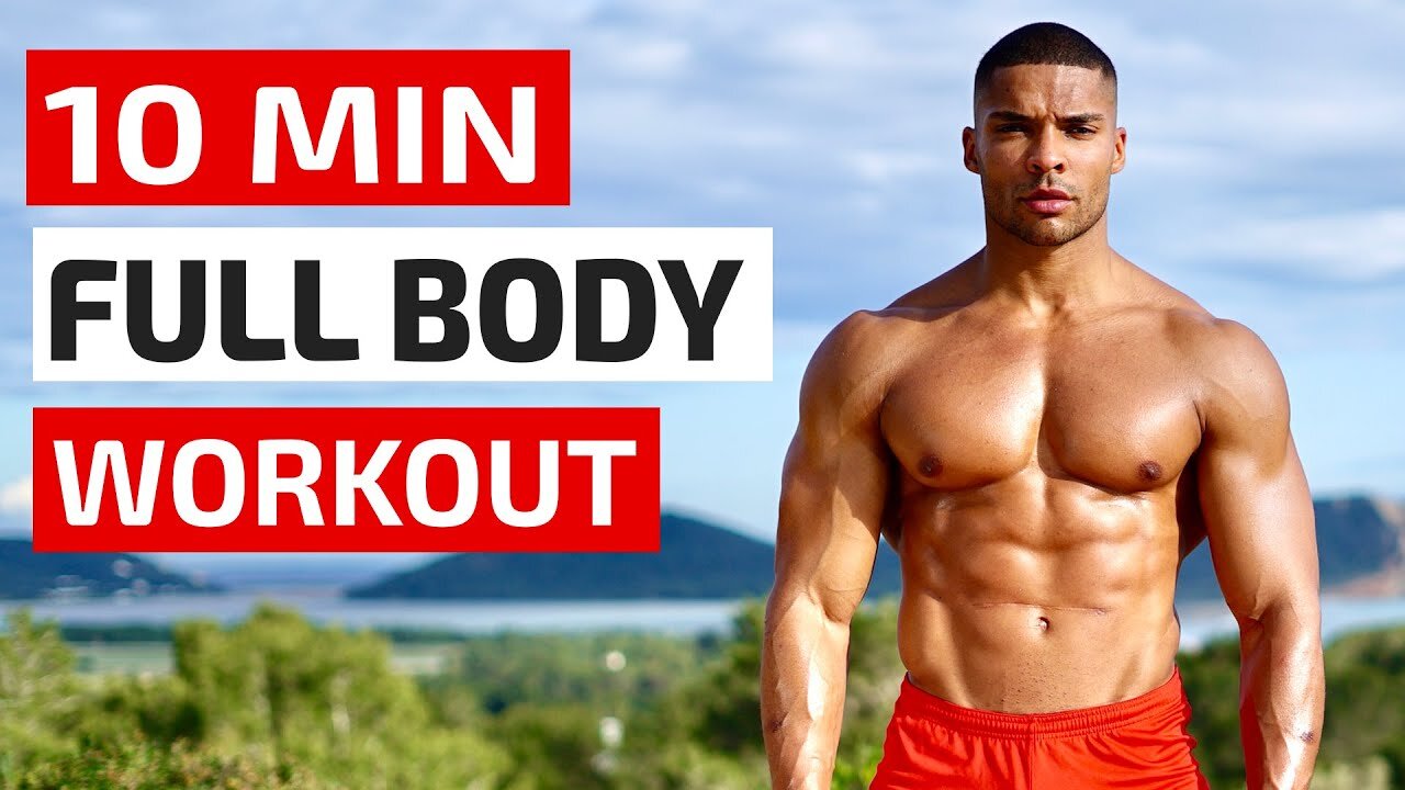 "Best No Gym at Home 10 Minute Workout Full Body 💪....