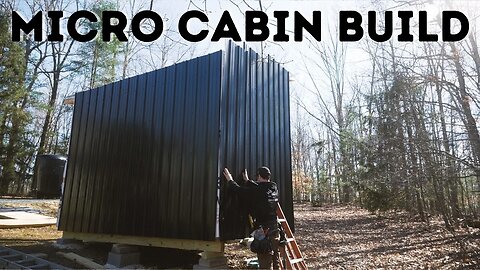 The Cabin gets Metal - DIY micro cabin that you could build Ep.8