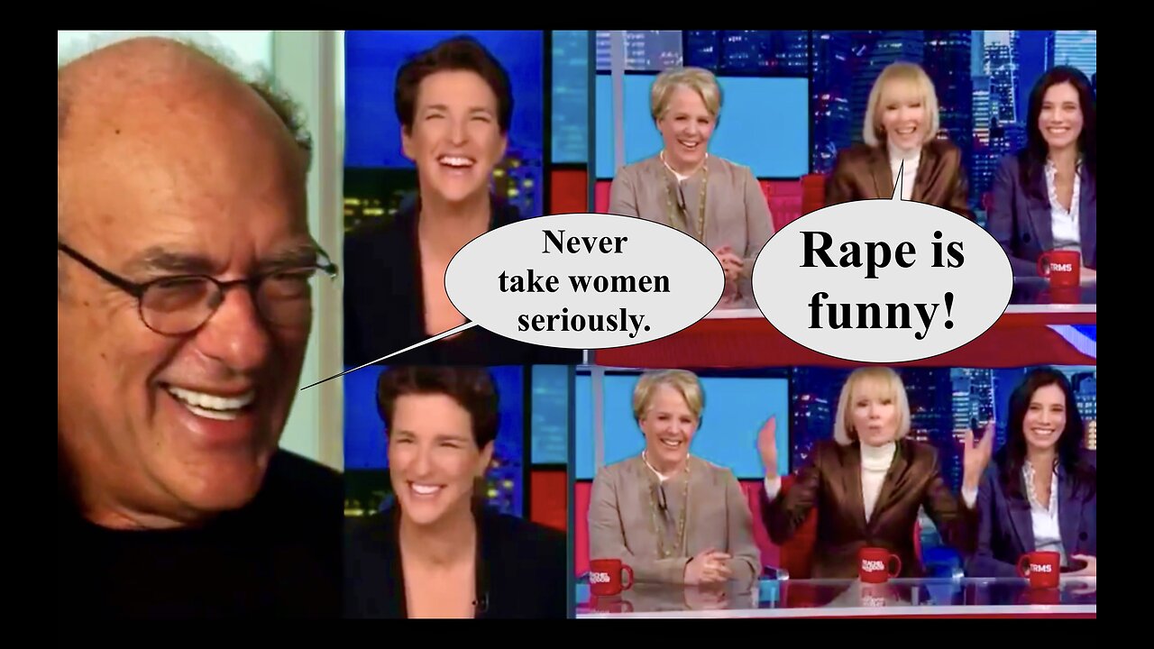 Rachel Maddow E Jean Carroll Shep Gordon Destroy Feminism Make Rape And Pedophilia A Laughing Matter