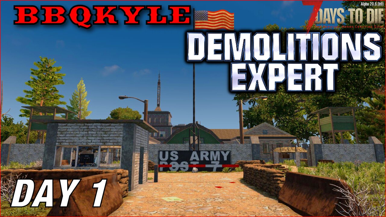 Setting off to find my inner pyromaniac. (7 Days to Die - Demolitions Expert: Day 1)