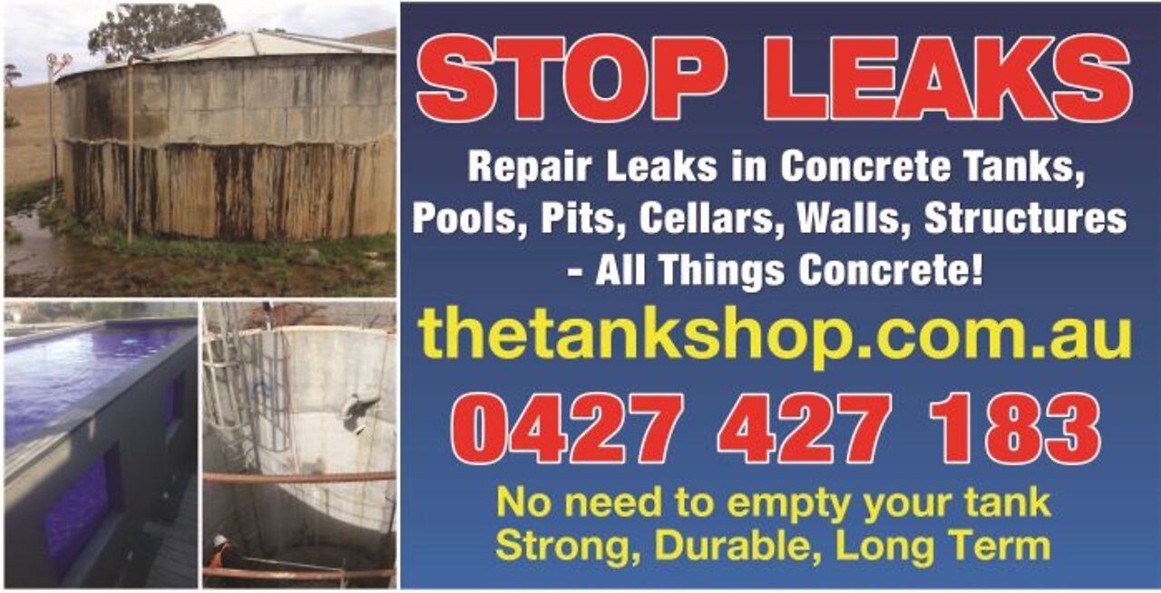 Is Your Concrete Tank Leaking ?