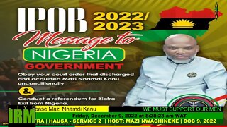 Welcome To The University Of Radio Biafra | Hausa - Service 2 | Host: Mazi Nwachineke | Doc 9, 2022