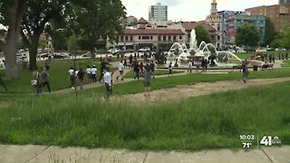 Kansas Citians march in memory of George Floyd