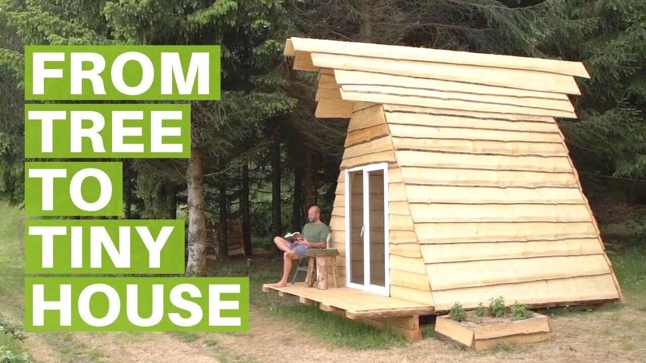 Building an Off Grid Tiny House from the Land