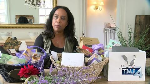 Local group provides healing gifts to beating victim.