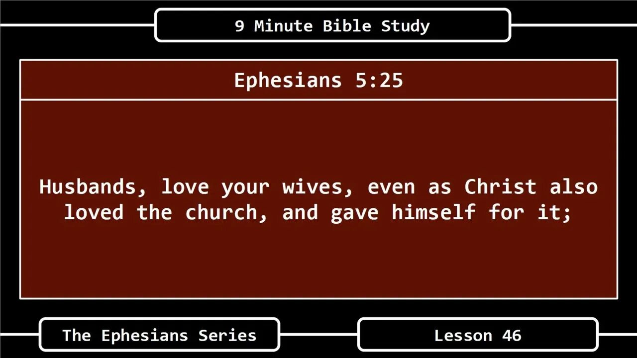9 Minute Bible Study