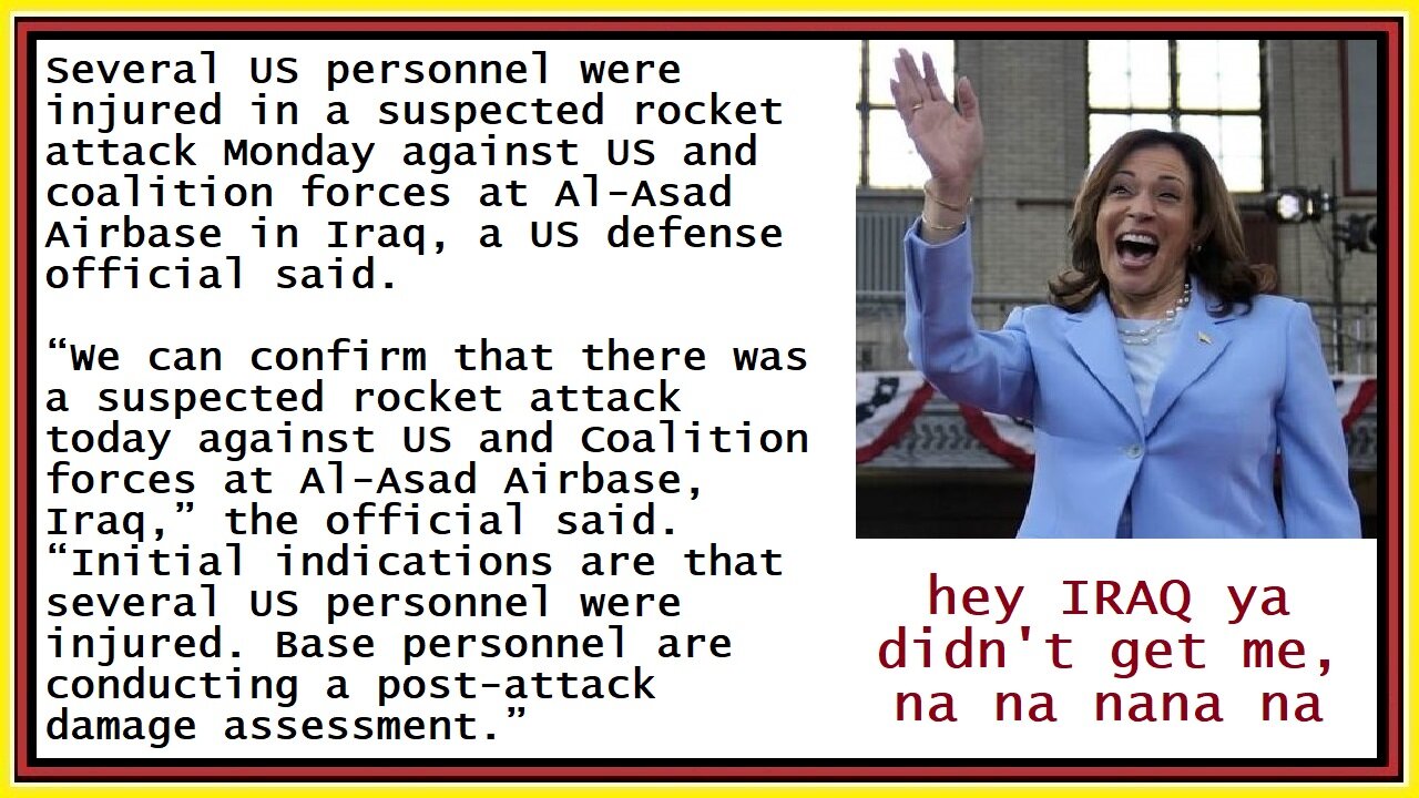 hey, IRAQ, ya didn't get me, na na nana na