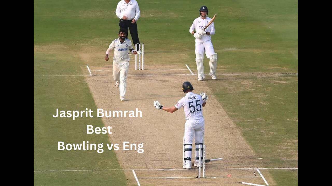 Bumrah Bowlling against Englan