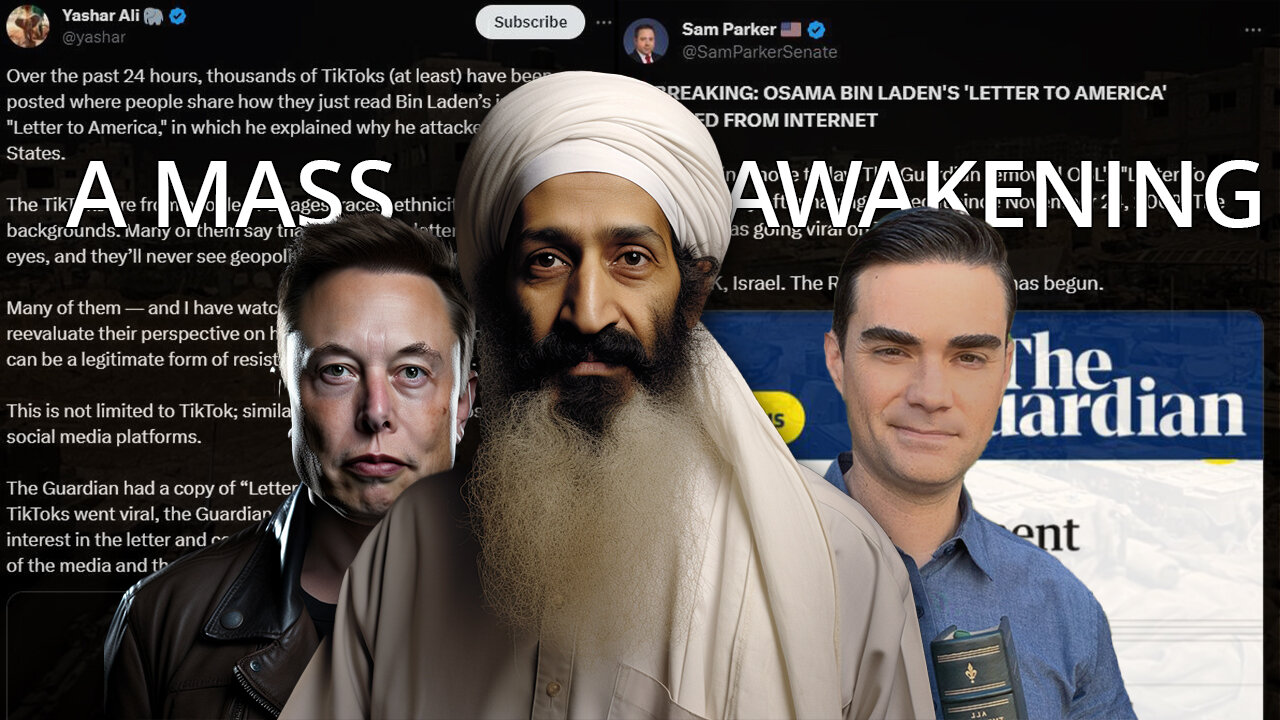 Elon Musk Labeled 'Antisemitic' by Media as Bin Laden's Letter to America Goes Viral, Gets Censored