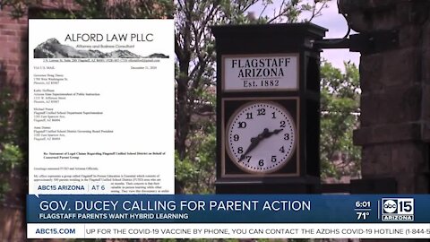 Hundreds of Flagstaff parents are calling for their school district to open the classroom doors