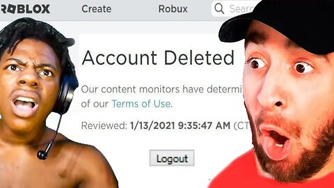 Roblox BANNED Him..