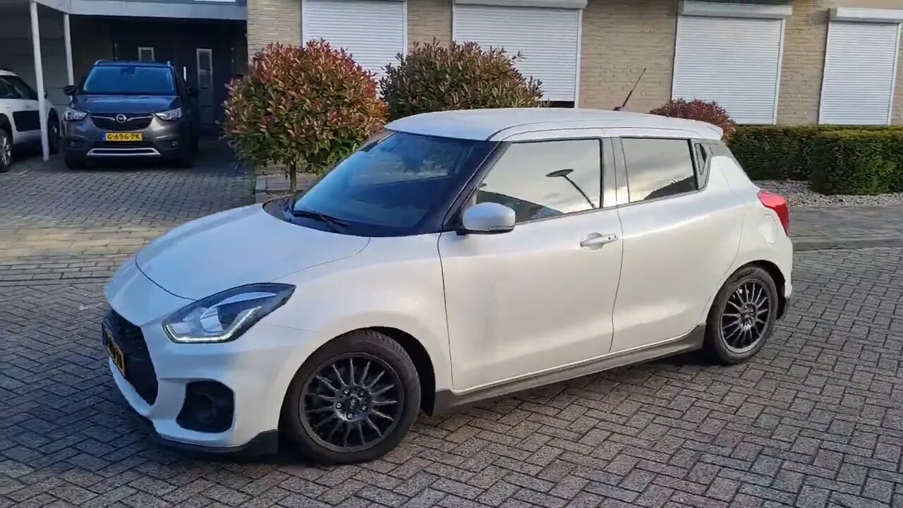 ZC33S lowering springs -35mm ATSstreetrally rims HKS SpecL catback exhaust Suzuki Swift Sport Hybrid