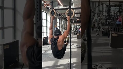 Ring L-Sit Pull Ups #shorts #backworkout #core #calisthenics #biceps