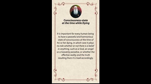 Billy Meier: Consciousness-State At The Time While Dying