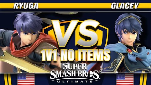 Ryuga (Ike) vs. Glacey (Marth) - SSBU Demo - TBH8