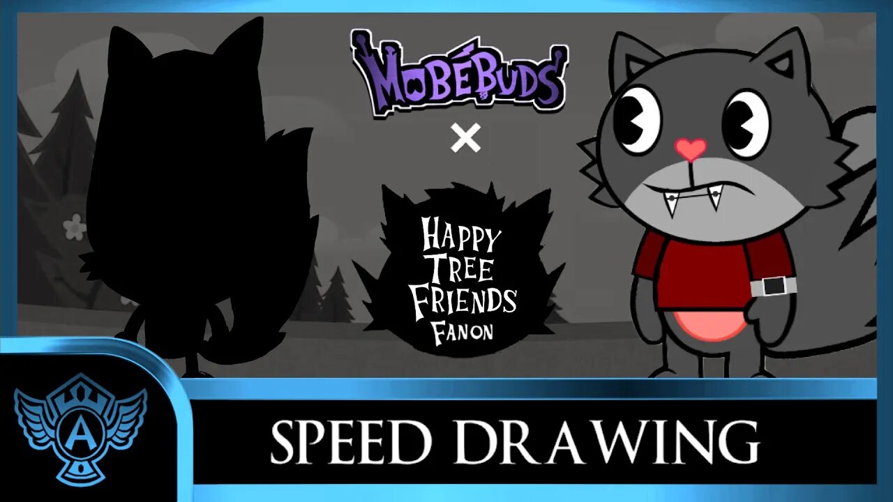 Speed Drawing: Happy Tree Friends Fanon - Shawn | Mobebuds Style