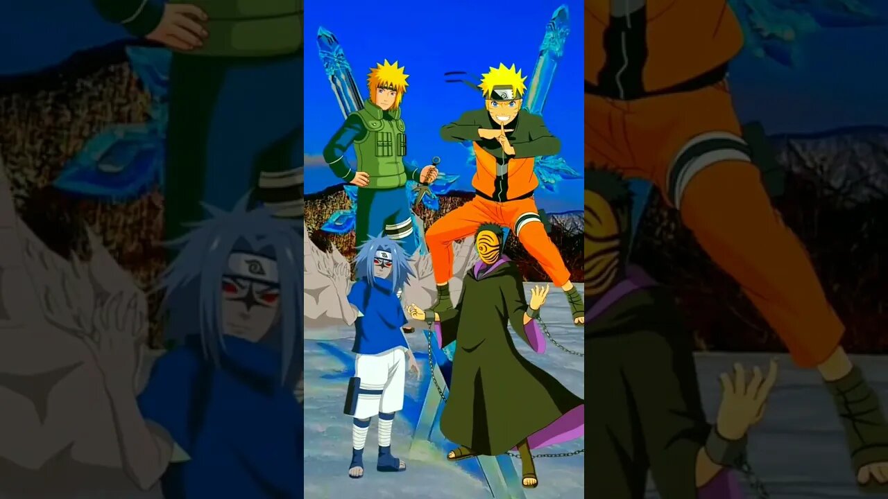 Naruto, Obito VS Minato, Sasuke - WHO IS STRONGEST??.#shorts