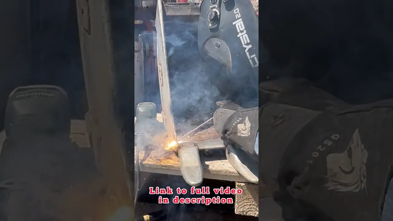 Excavator Bucket Repair in less than a minute