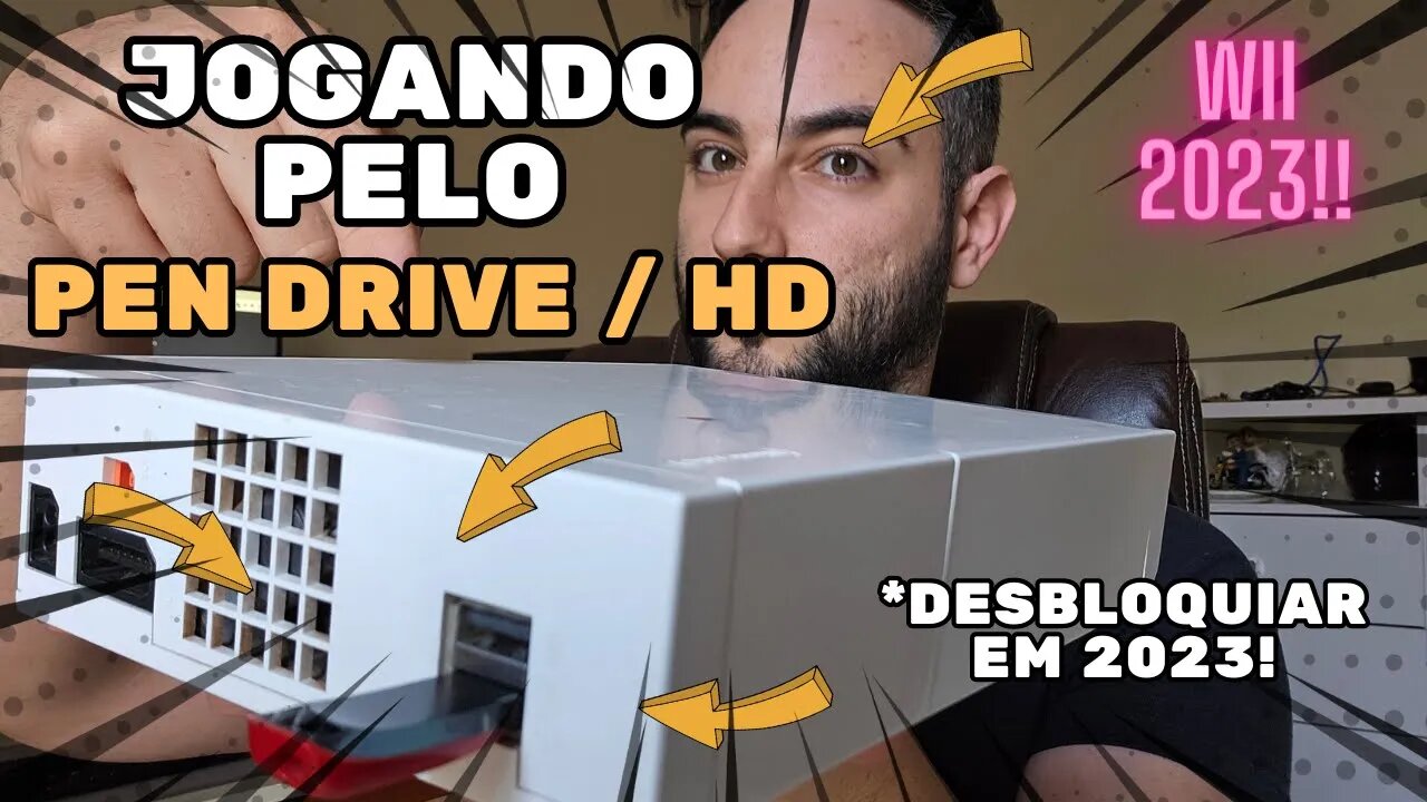 Liberte o seu Nintendo Wii: Como desboquear e jogar pelo Pen Drive?