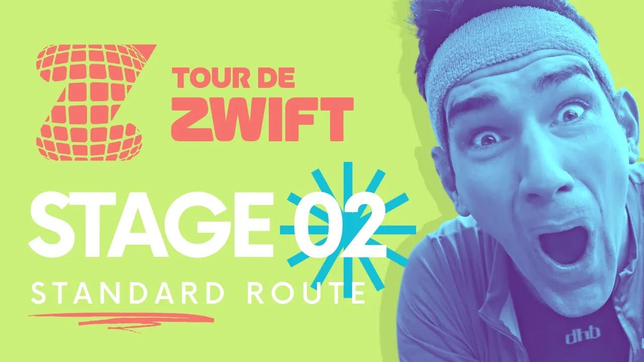 TOUR DE ZWIFT STAGE 2 Standard Route // Richmond 2015 UCI Worlds Course 2 laps