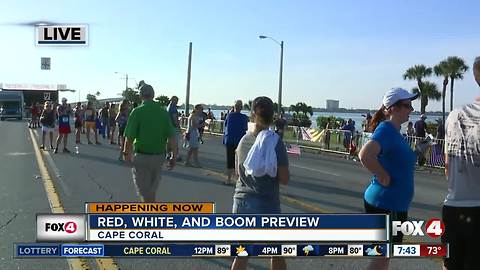 Celebrating the Red, White, and Boom in Cape Coral -- 7:30am live report