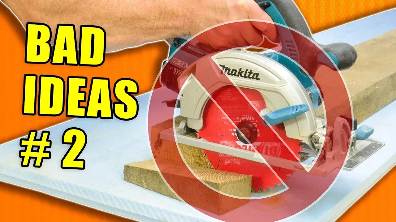 Bad Ideas in Woodworking Episode 2 / Workshop Fails