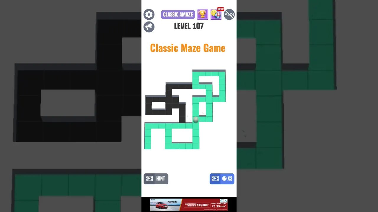 Classic Maze Level 107. #shorts