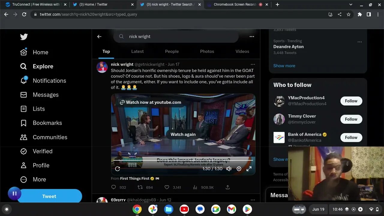 NICK WRIGHT IS OBSESSED WITH DISRESPECTING JORDAN LEGACY !!!