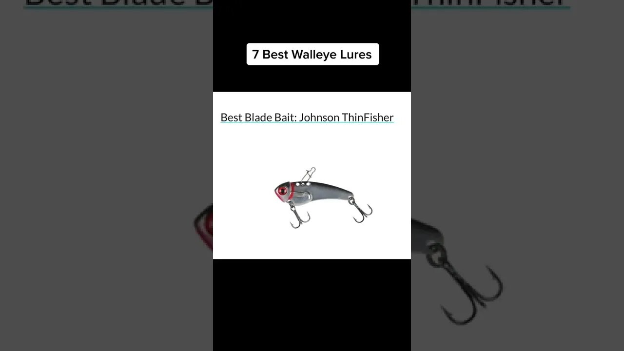 Best Walleye Lures