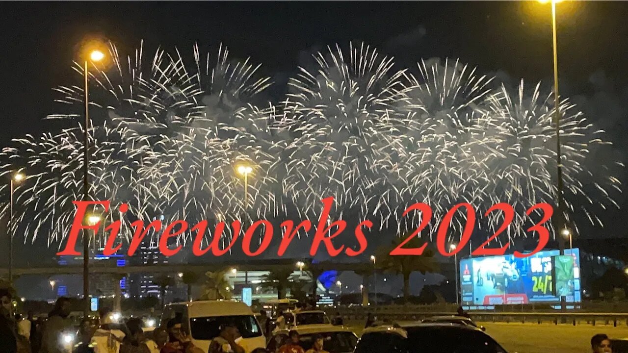 WELCOME 2023 / HAPPY NEW YEAR/ DUBAI FIREWORKS