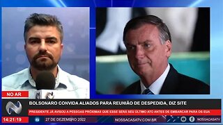 Bolsonaro convida aliados para reunião de despedida diz site