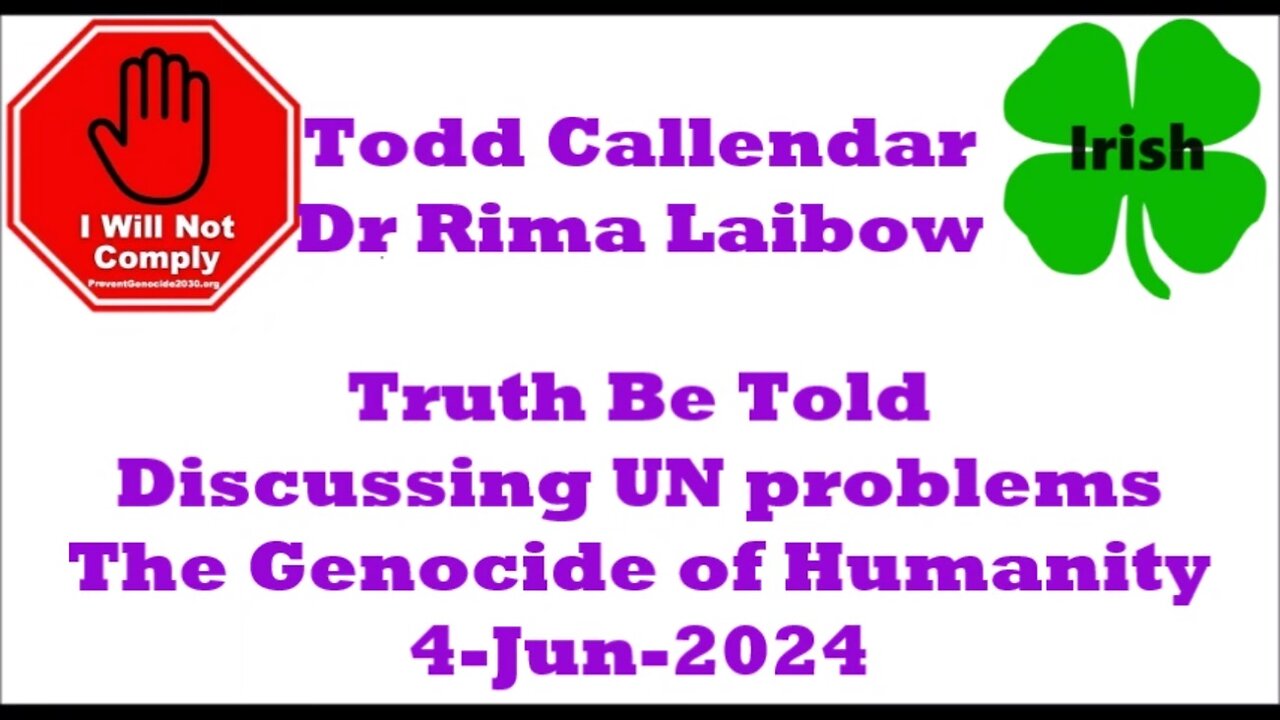 Truth Be Told Dr Rima Laibow 4-Jun-2024