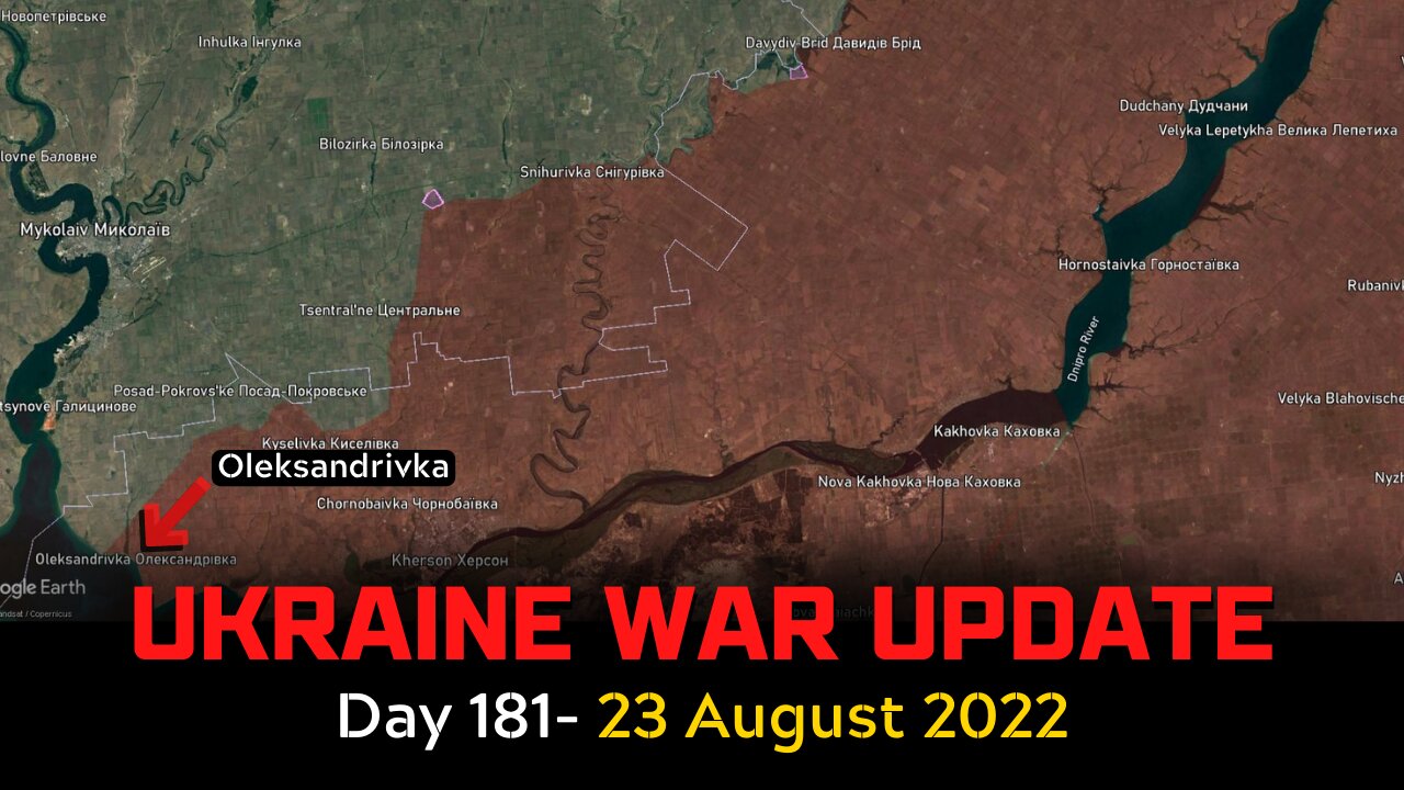 Ukraine War [23 August] - Russia recaptures expand the buffer zone around Oleksandrivka (Kherson)