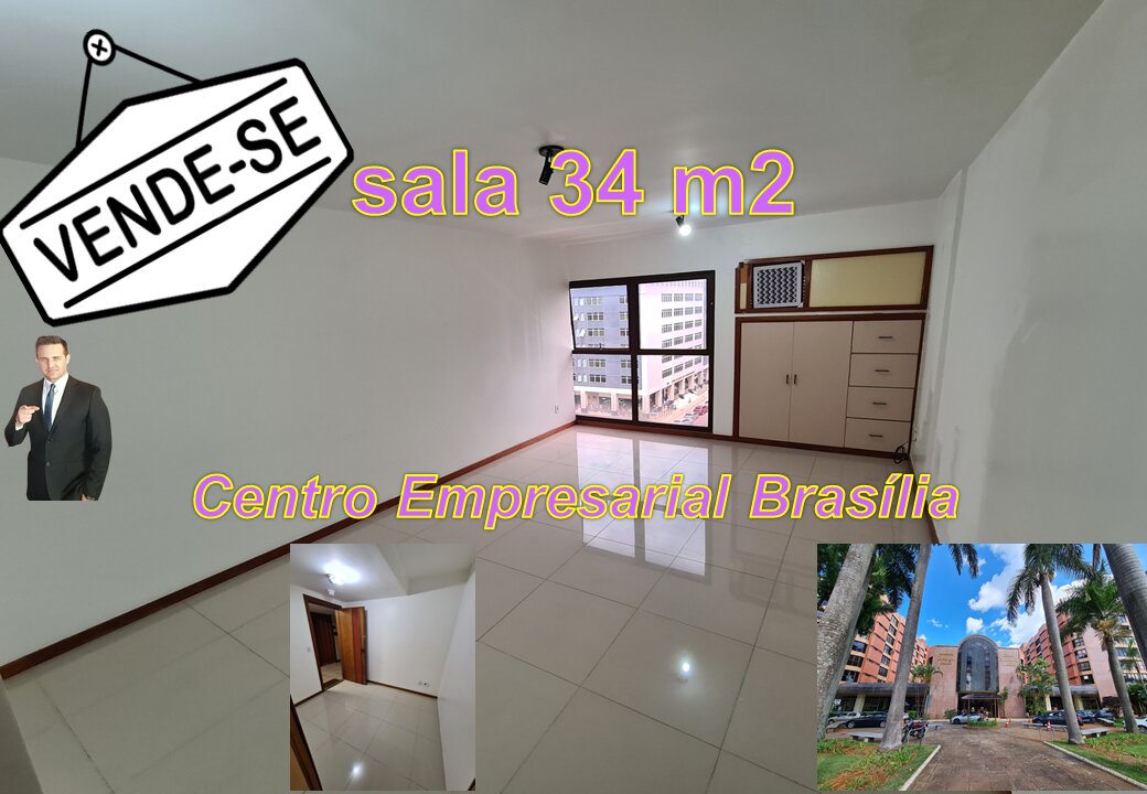 Venda sala 34 m2 - Centro Empresarial Brasilia #brasilia #sala