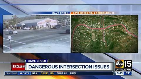 Dangerous intersection issues in Cave Creek