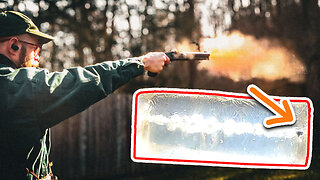 .54 Caliber Blackpowder Pistol Ballistic Gel Test | Slow Motion