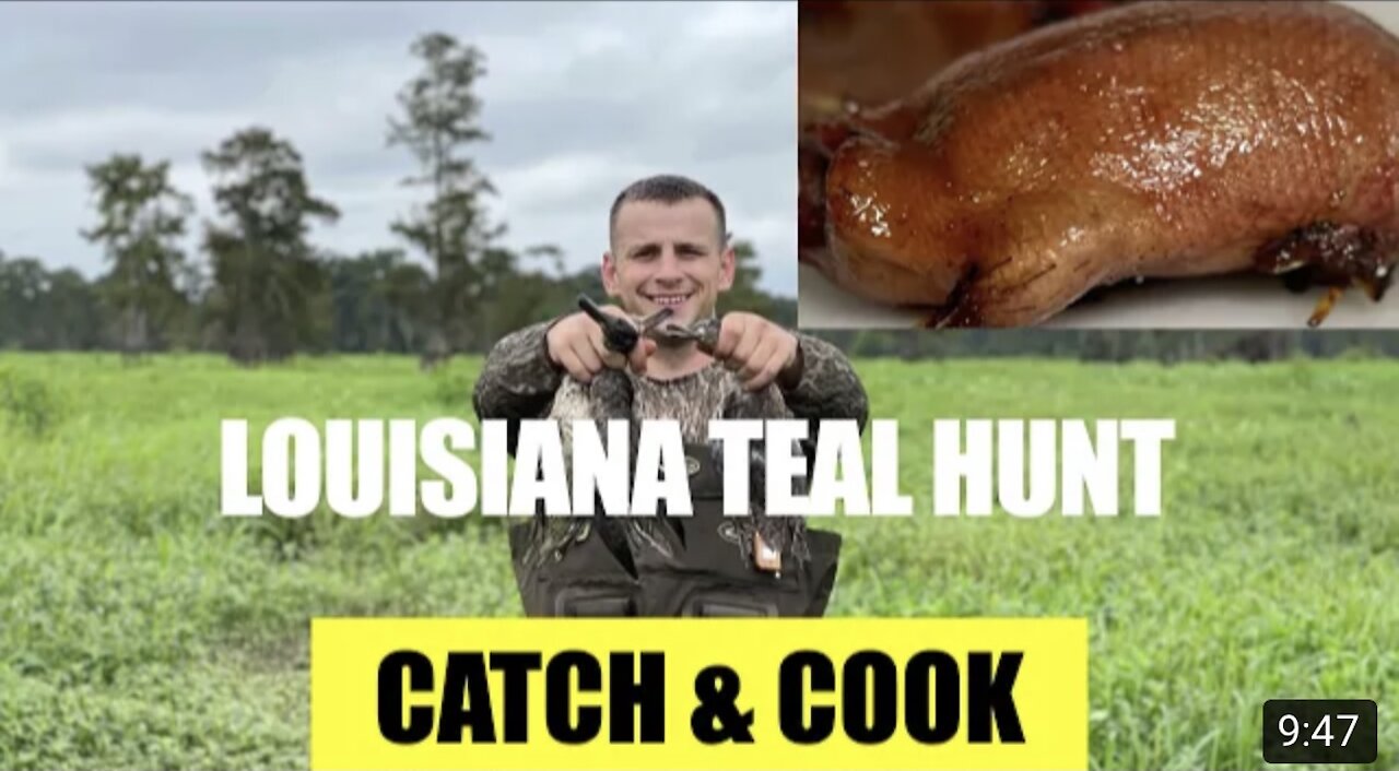 Teal Hunting an EMPTY Louisiana Lake! + Maple SMOKED Duck Recipe! Catch & Cook