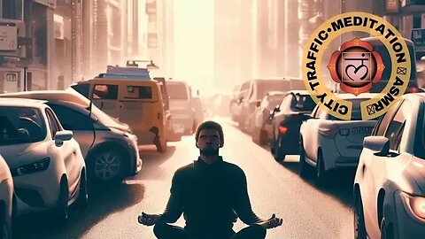 How to Find peace in the Chaos: City Traffic Meditation #ASMR #relax