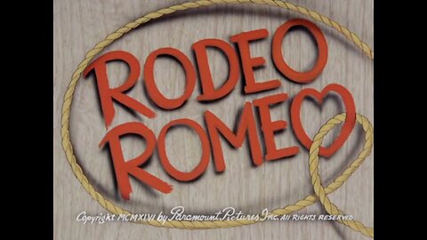 Popeye The Sailor - Rodeo Romeo (1946)