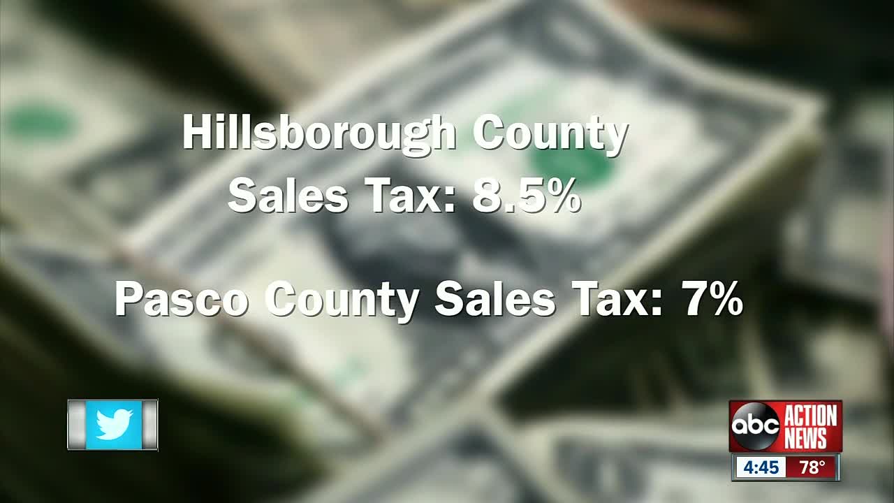 Pasco County sales tax confusion