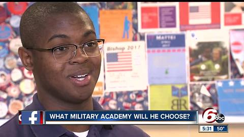 Indy high school senior accepted to all four military academies