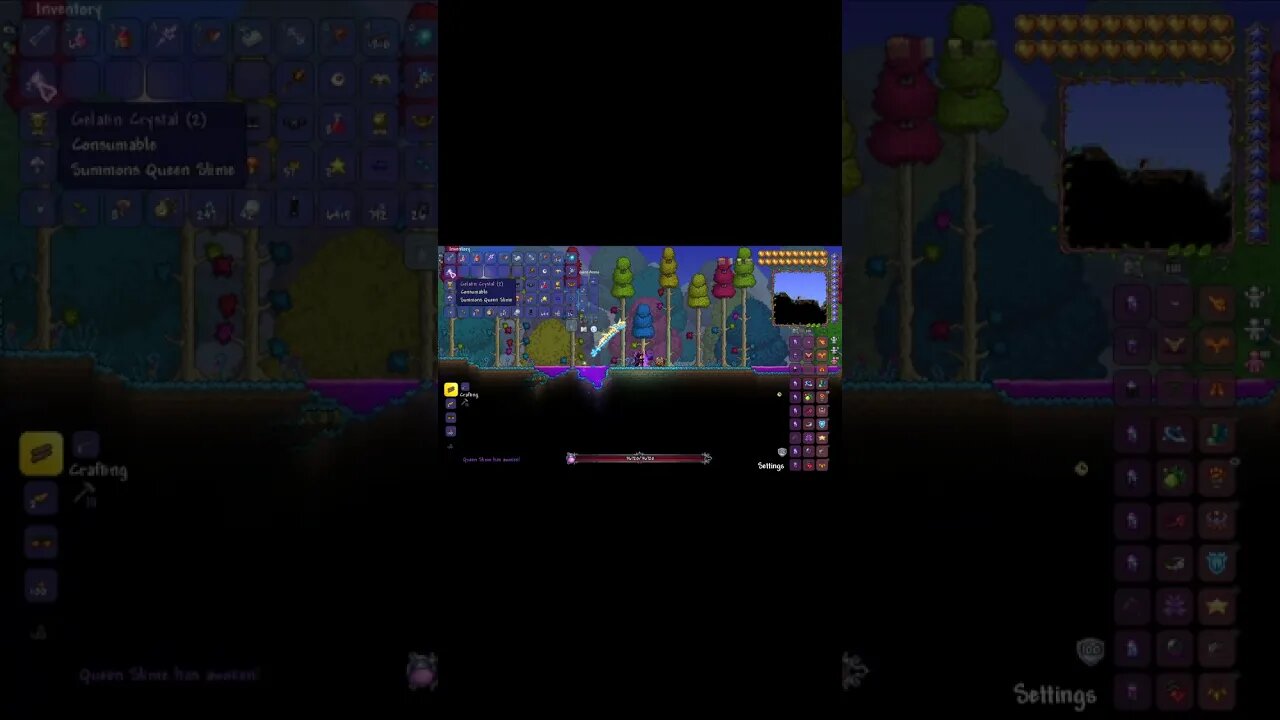 Slime Lords! ~ Terraria (Master Mode) #shorts #subscribe