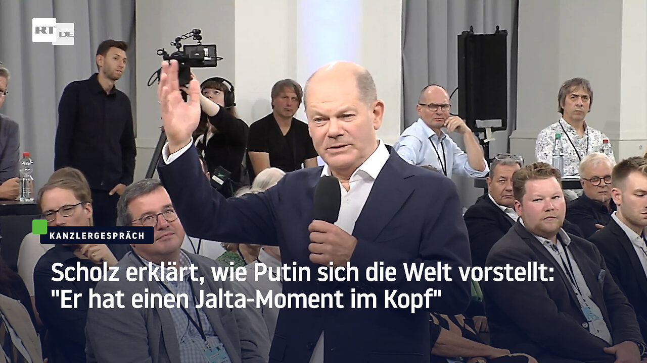 Scholz erklärt, wie Putin sich die Welt vorstellt: "Er hat einen Jalta-Moment im Kopf"