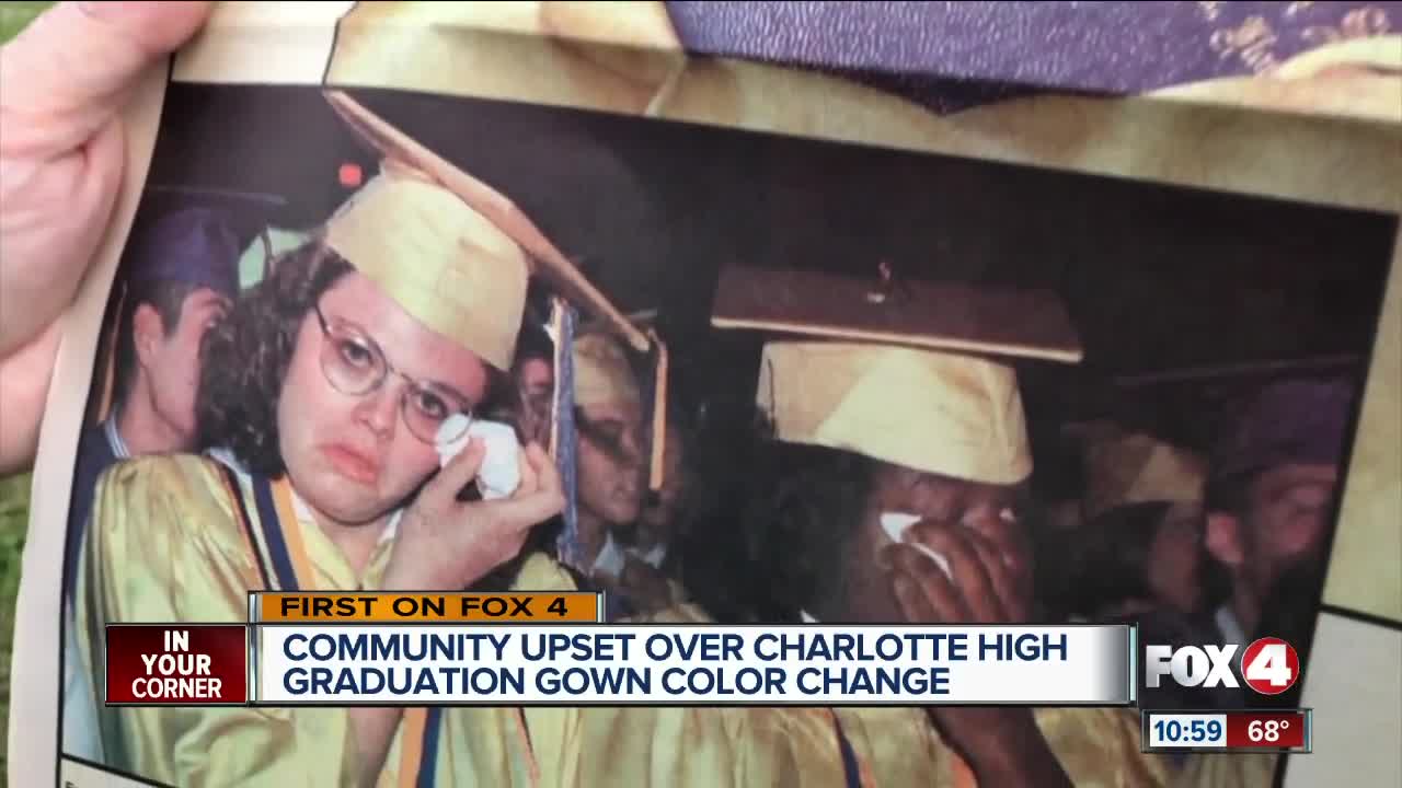 Changes in cap and gown have parents and students in an uproar Charlotte High School