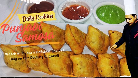 Punjabi samosa Recipe/ Indian samosa/ Mallick Salim kitchen