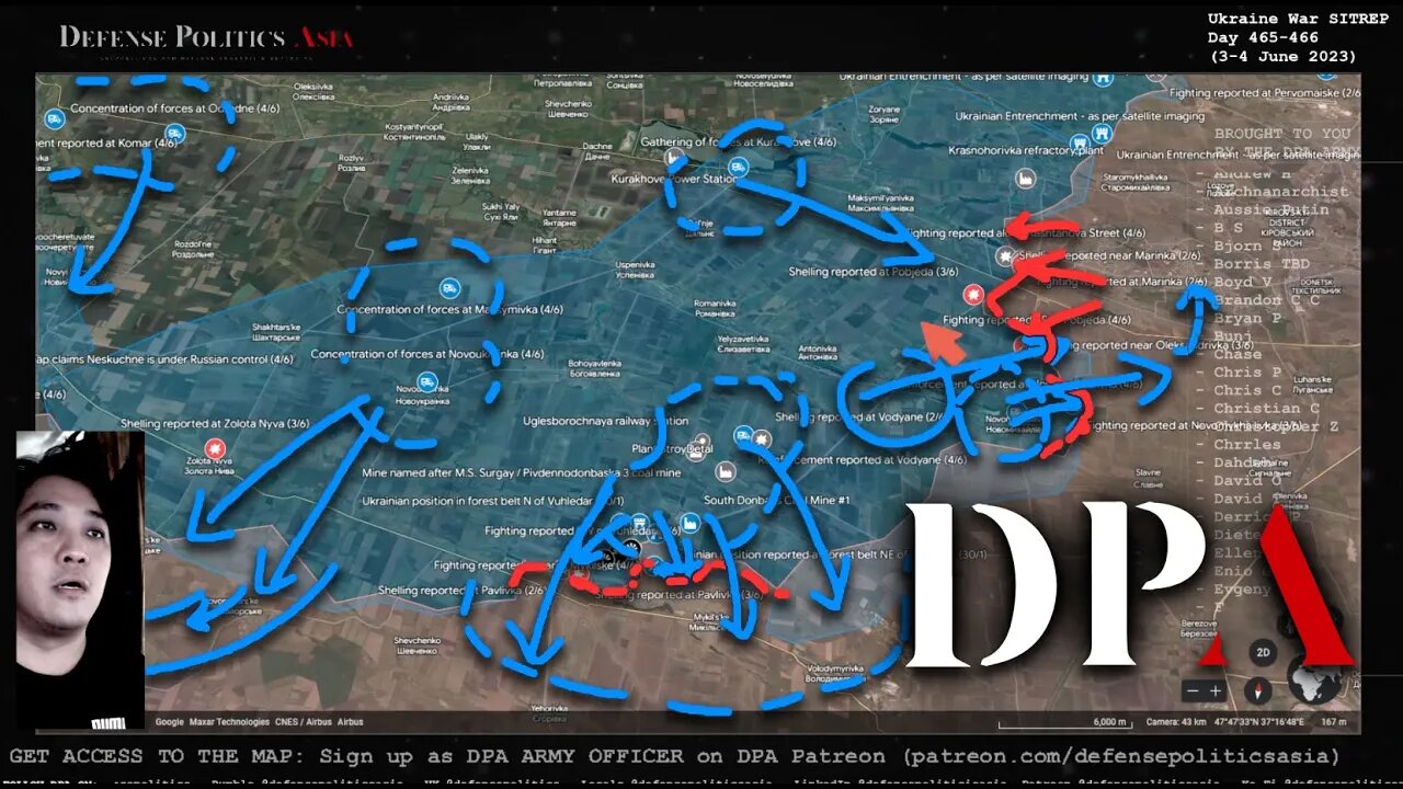 [ Donetsk Front ] UKR OFFENSIVE SOUTH OF MARINKA AND FROM VUHLEDAR; Chechen captured 80% of Marinka