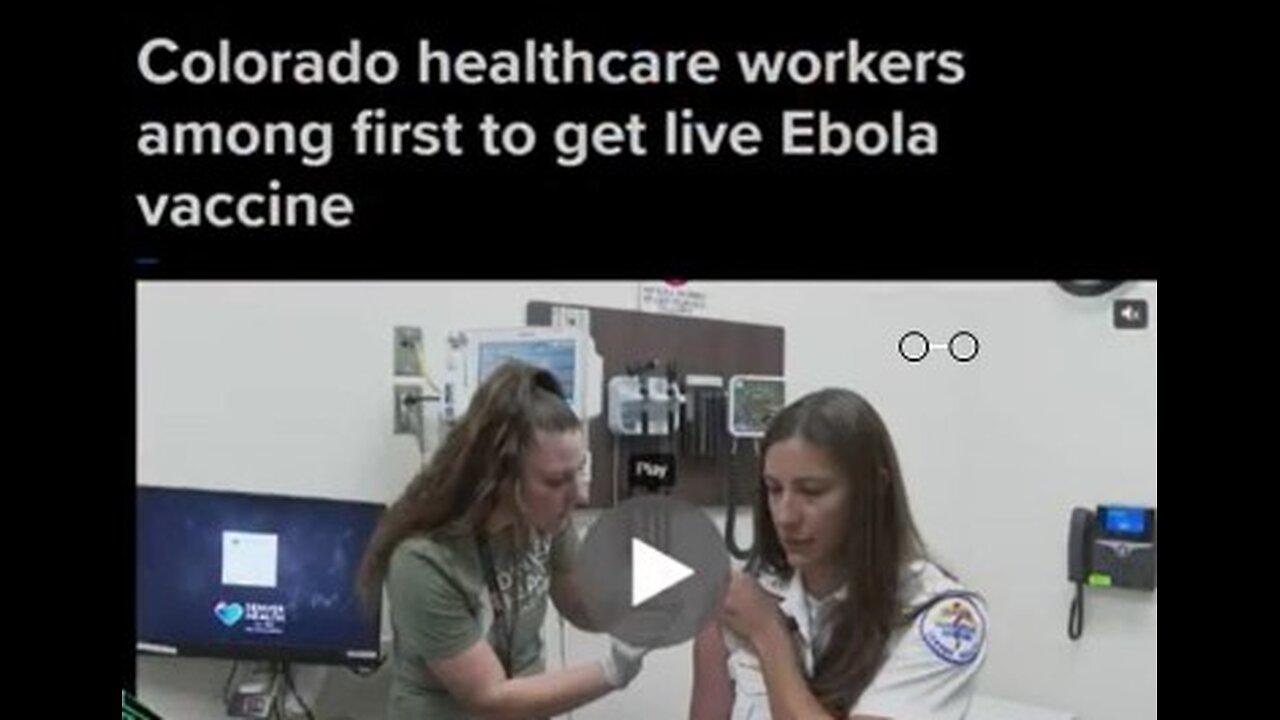 Disease X and Live Ebola Vax Given in Colorado!!!