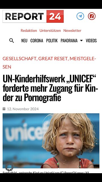 UNICEF has called for more access to child pornography.Nov. 2024